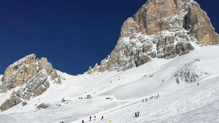 Der Monte Averau, wo am Samstag ein junger Holländer sein Leben verlor