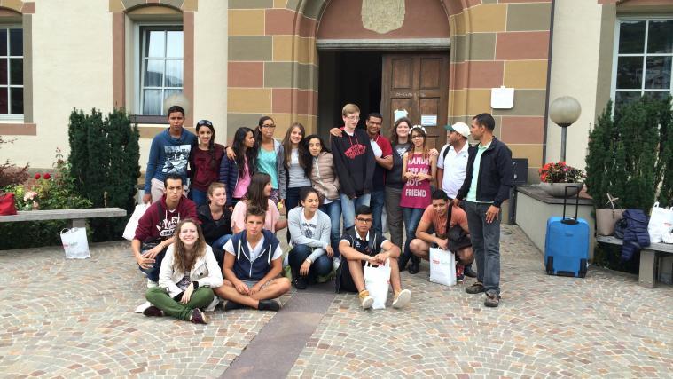 Die Jugendlichen, die 2014 beim Projekt "Hallo Ciao Maroc" mitgemacht haben