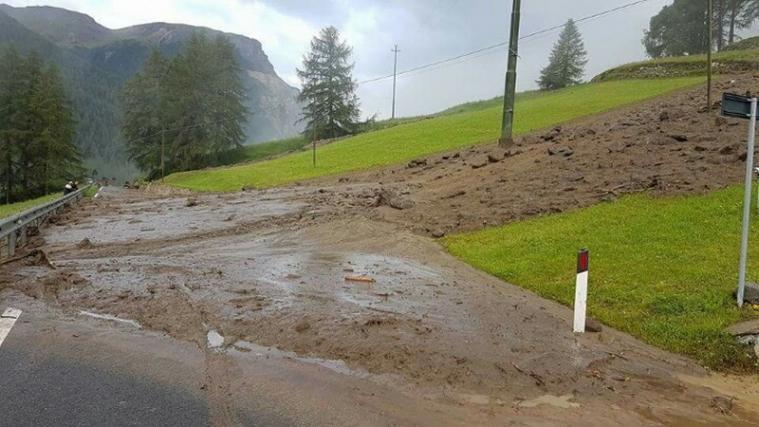 Die Mure zwischen Zerkaser und Padöll - Foto: FF Langtaufers