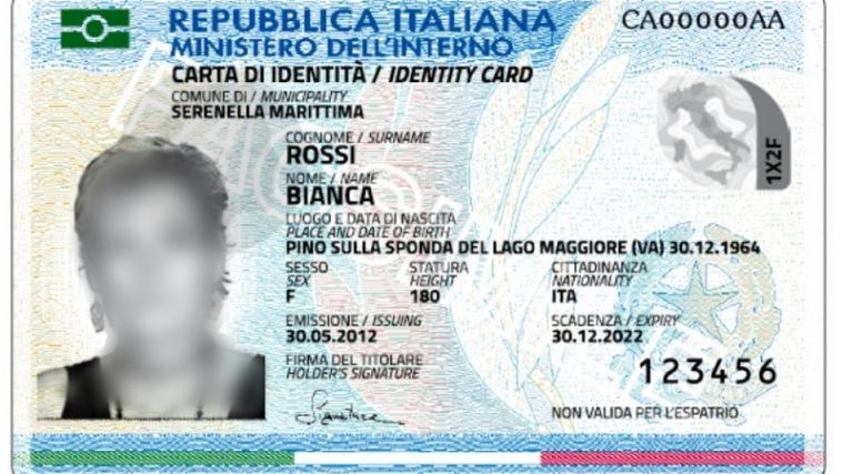 Identitätskarte italien