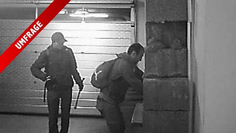 Ausschnitt aus dem Video der gescheiterten Einbrecher in Passeier.