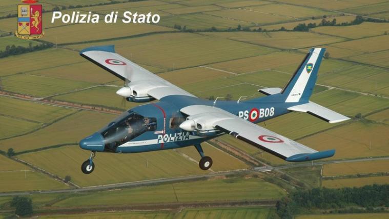 Die P68 gehört zur Flugstaffel der Polizei in Venedig.