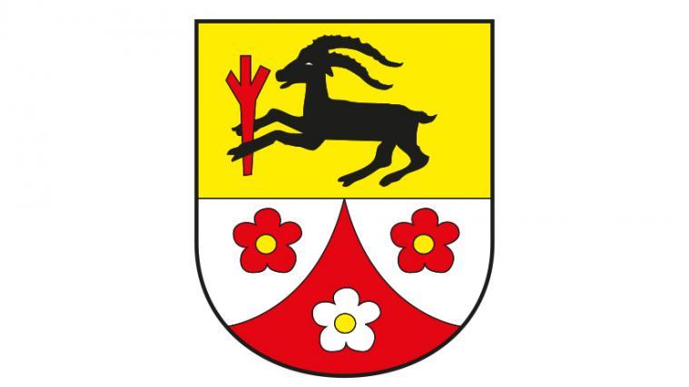 Das Gemeindewappen von Abtei