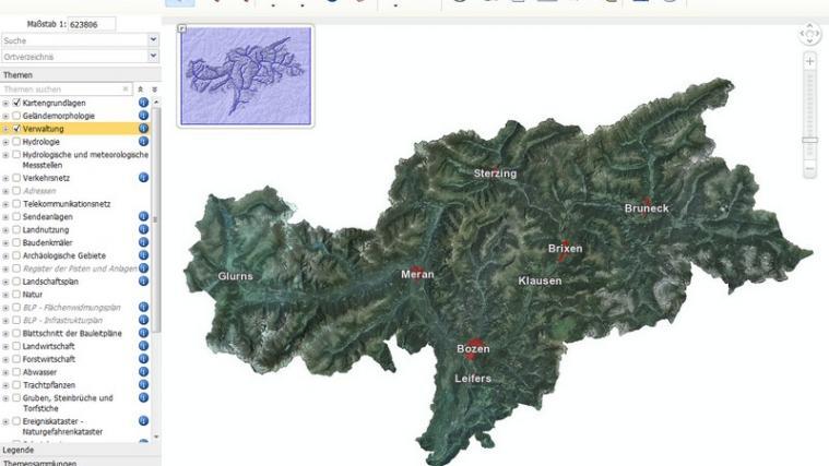 Der neue Geobrowser des Landes beinhaltet nahezu alle veröffentlichten, geografischen Datenschichten der Landesverwaltung.
