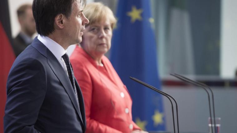 Giuseppe Conte und Angela Merkel haben in Berlin über das Flüchtlingsproblem gesprochen. - Foto: Ansa