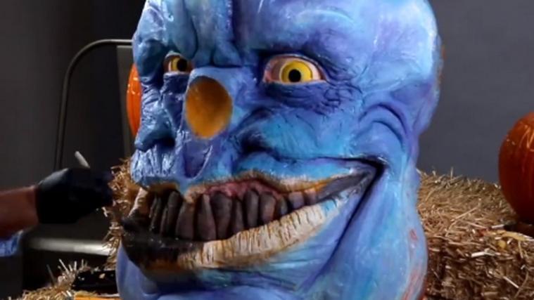 Der Künstler hatte dieses Halloween was „Großes“ vor. - Foto: Screenshot/Facebookvideo