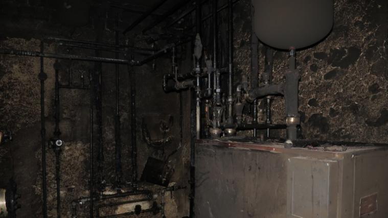 Das Feuer im Heizungsraum war aus unbekannten Gründen ausgebrochen. - Foto: FFW Penon