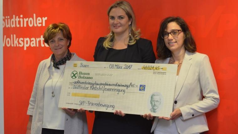Ida Schacher Baur, Renate Gebhard und Petra Obexer - Foto: DLife