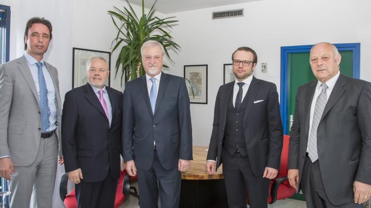 Ingemar Gatterer, Mariano Vettori, Ingulf Leuschel, Christoph Perathoner, Luis Durnwalder
