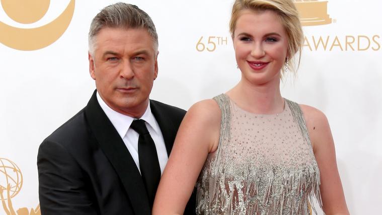 Ireland mit ihrem berühmten Vater Alec Baldwin. Foto: Wireimage