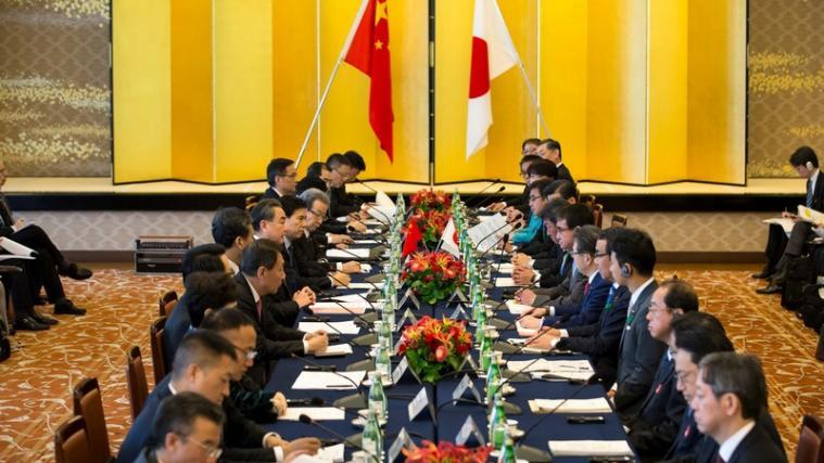 Japan und China haben nach fast 8 Jahren Pause ihren Wirtschaftsdialog wieder aufgenommen.