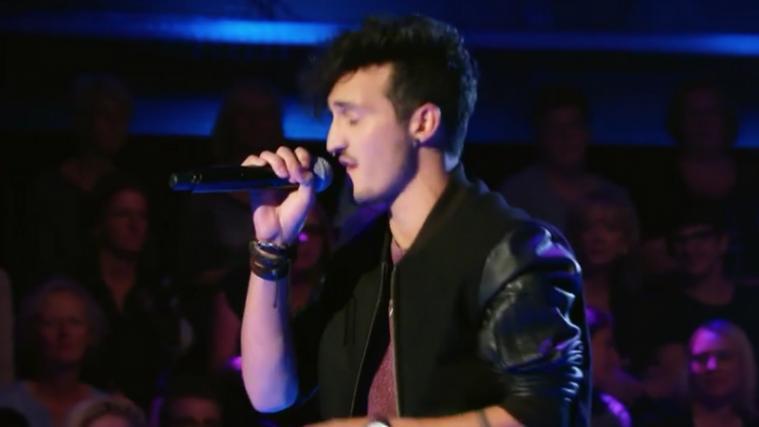 Jonas Oberstaller gab in der Battle von „The Voice of Germany“ am Sonntag alles. - Foto: Screenshot