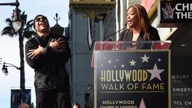 Rapper LL Cool J hat einen Stern auf dem Walk of Fame erhalten. Unter anderem hielt Queen Latifa eine Ansprache.