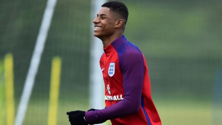 Marcus Rashford hat gut lachen: Der 18-Jährige steht in Englands EM-Kader.