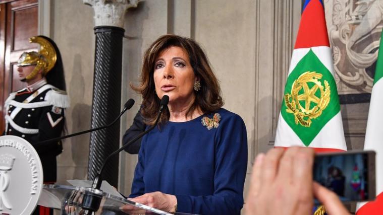 Senatspräsidentin Maria Elisabetta Alberti Casellati ist mit ihren Bemühungen gescheitert.