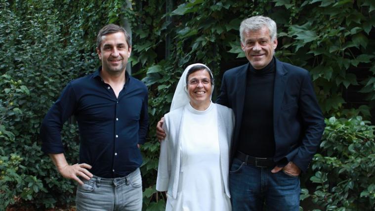 Dr. Anton Obrist, Facharzt für Komplementärmedizin, Sr. Mirjam Volgger, Klinikoberin Marienklinik und Dr. Gerhard Gruber, Geschäftsführer Marienklinik und Mikrobiologe. - Foto. Marienklinik
