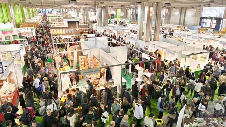Die Messe war ein voller Erfolg.