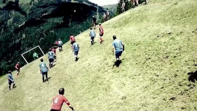 Die Montafoner spielen ausschließlich auf steilen Hängen. - Foto: Youtube