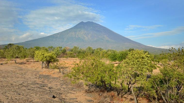 Die Angst vor dem Ausbruch des Mount Agung in Bali ist groß.