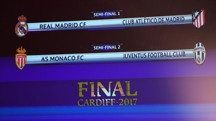 Die Paarungen im Champions-League-Halbfinale wurden in Nyon ausgelost.