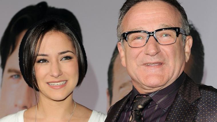 Robin Williams mit Tochter ZelDA