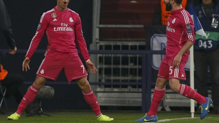Cristiano Ronaldo (links) brachte Real in Führung. Rechts im Bild Dani Carvajal