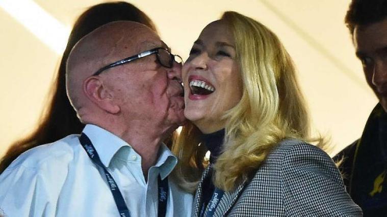 Rupert Murdoch und Jerry Hall zeigen sich zusammen.
