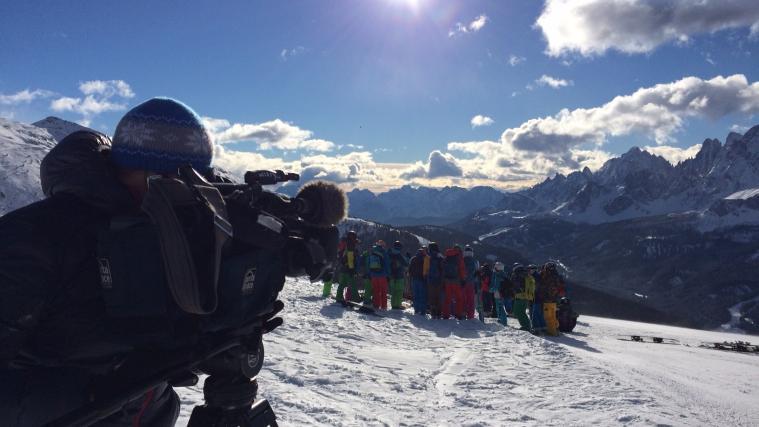 Für "SAFETY SNOW - Wintersport-Sicherheitstage für Südtiroler Schülerinnen und Schüler" wird ein Film gedreht.