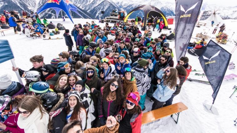 Nicht weniger als 750 Teilnehmer kamen zu den diesjährigen Snowdays der Bozner Uni-Studenten.