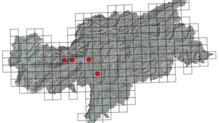 Die Datenbank zeigt die Verbreitung von Flora und Fauna in Südtirol auf. Die Grafik zeigt die Verbreitung des Streifen-Gänsefußes. - Foto: landesmuseen