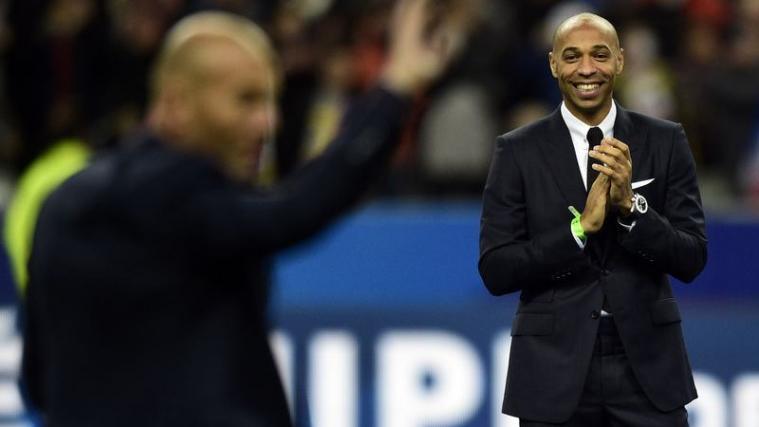 Gute Figur an der Seitenlinie: Thierry Henry