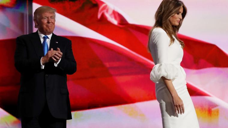 Darling, mach du das mal: Trump und seine Frau Melania.