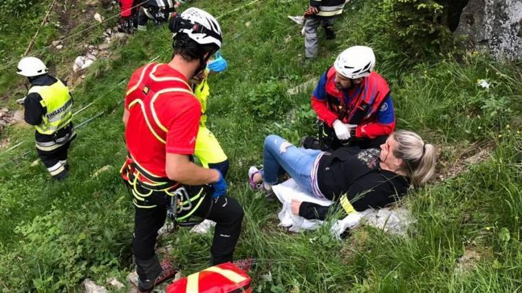 Großes Augenmerk wurde bei der Übung auch auf die koordinierte Einsatzleitung, das Zusammenwirken der verschiedenen Rettungsorganisationen und den organisierten Ablauf nach vorgegebenen MANV-Schema (Massenanfall von Verletzten) gelegt.