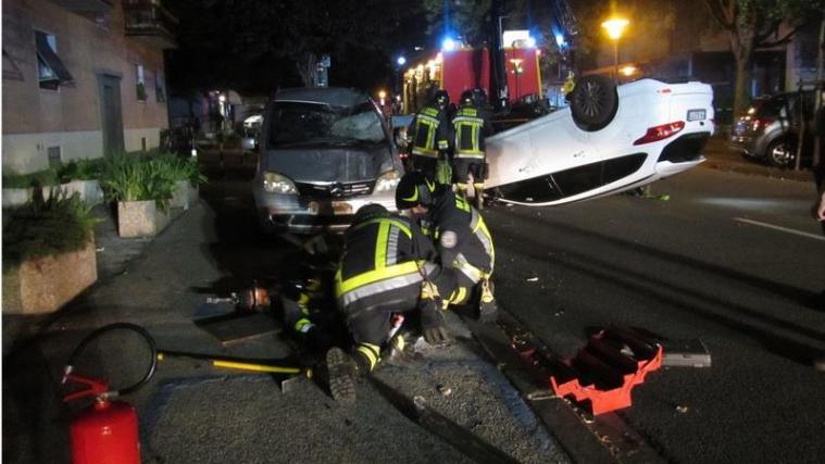 Ein kleiner Unfall löste eine Kettenreaktion aus. - Foto: Berufsfeuerwehr Bozen
