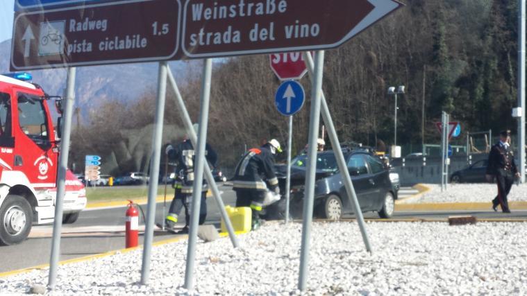Zum Unfall kam in bei der Kreuzung nach Unterrain. - Foto: liz