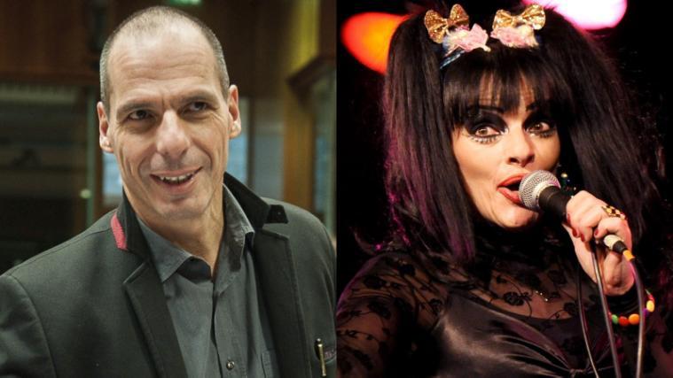 Yanis Varoufakis hat sich als großer Fan von Nina Hagen bezeichnet. (Fotos: Lapresse/apa/epa)
