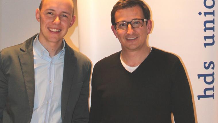 Die neuen Jungen im hds: Vizepräsident Johannes Winkler und Präsident Christian Giuliani (v.l.).