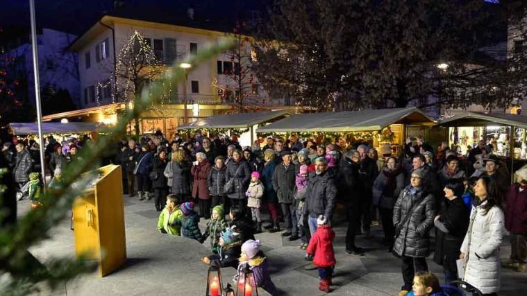 Weihnachtliche Stimmung in Lana.