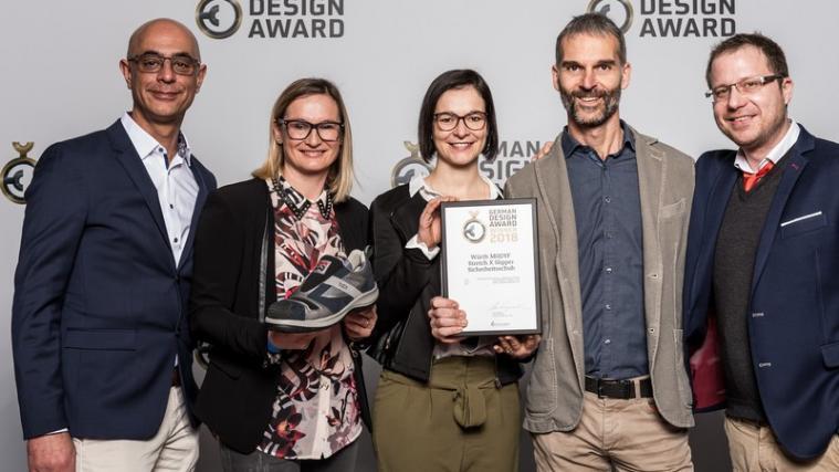 Von Links: Nedim Zanager, Nadia Brunel, Melanie Roeger, Loris Baldo und Fernando Koch. - Foto: Würth MODYF
