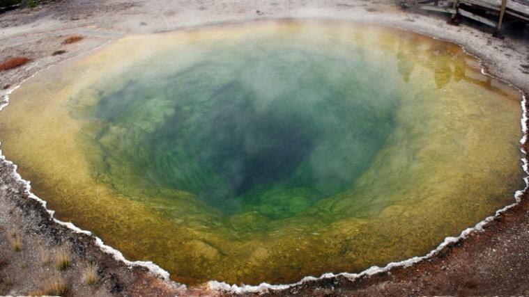 Ein Mann stürzte im Yellowstone-Nationalpark in eine heiße Quelle - und löste sich auf.