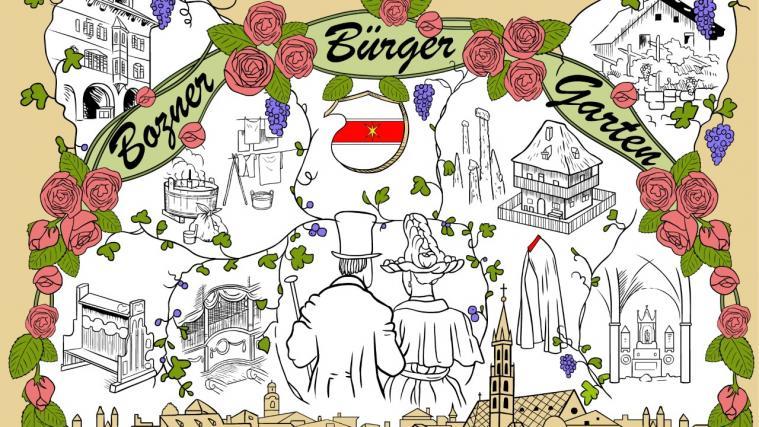 Das Bühnenbild von in Berlin lebenden Illustrator, Dominik Mader