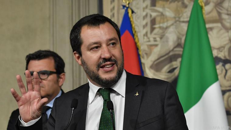 Lega-Chef Matteo Salvini erhöht den Druck. - Foto: APA (AFP)