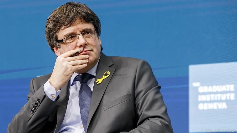 Puigdemont lebt seit Monaten im Exil Foto: APA (KEYSTONE)