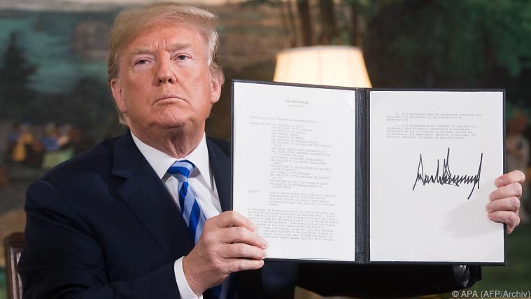 Der Iran freut sich über Trumps geplante Ausnahmen. - Foto: APA (AFP/Archiv)