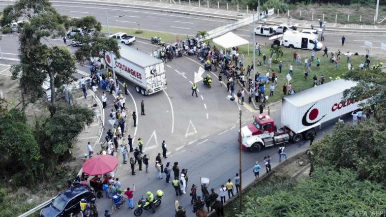 Die US-Hilfslieferungen werden in Venezuela dringend benötigt. - Foto: APA (AFP)