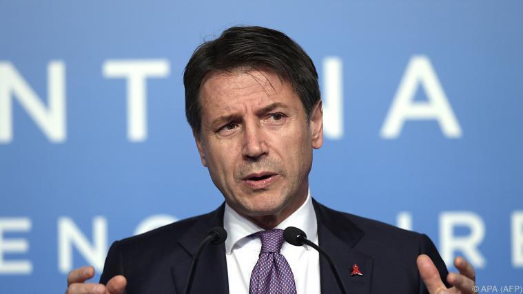 Giuseppe Conte trifft EU-Kommissionspräsident Juncker. - Foto: APA (AFP)