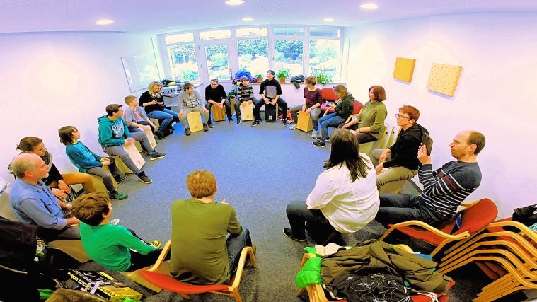 Cajon-Workshop in Bozen mit V.Pitarelli