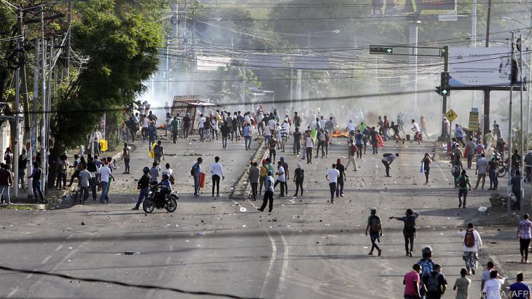 In Nicaragua wird seit Tagen protestiert Foto: APA (AFP)