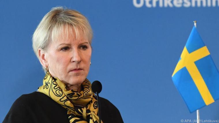 Wallström will Schweden vorerst als Beobachter positionieren Foto: APA (AFP/Lehtikuva)