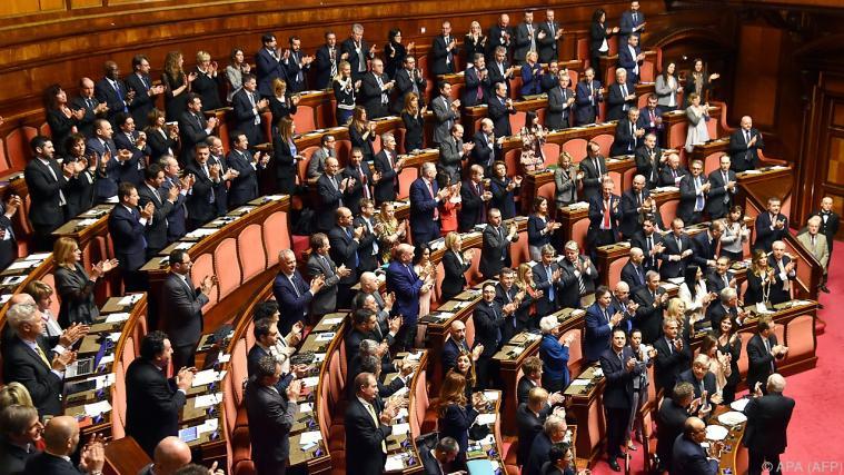 Wichtige Entscheidung in den italienischen Parlamentskammern Foto: APA (AFP)